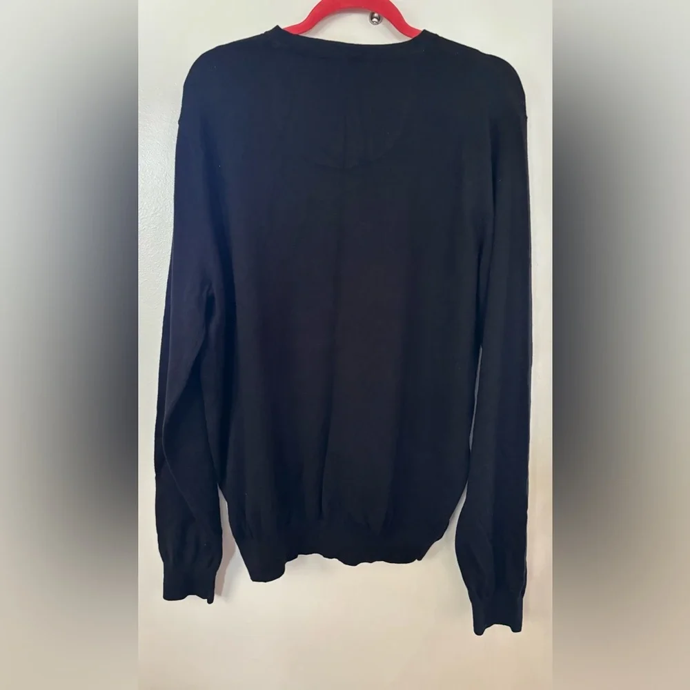 Foxcroft Cashmere Blend Sweater
Large Black Pullover V Neck Old
Money Capsule - Picture 2 of 5